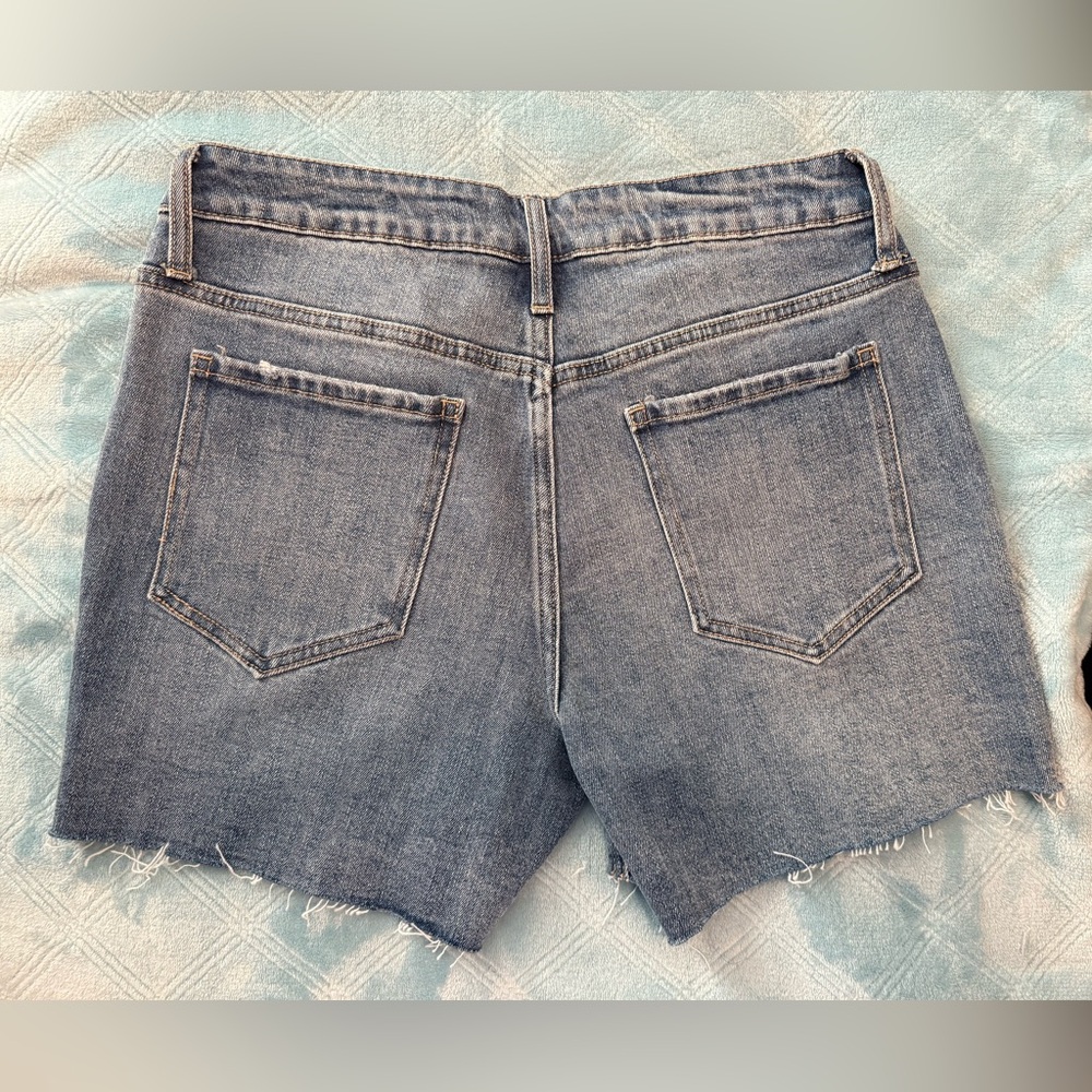 Women's Blue Jean Shorts - Picture 2 of 6